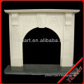 2015 new deisgn marble cheap fireplace mantel